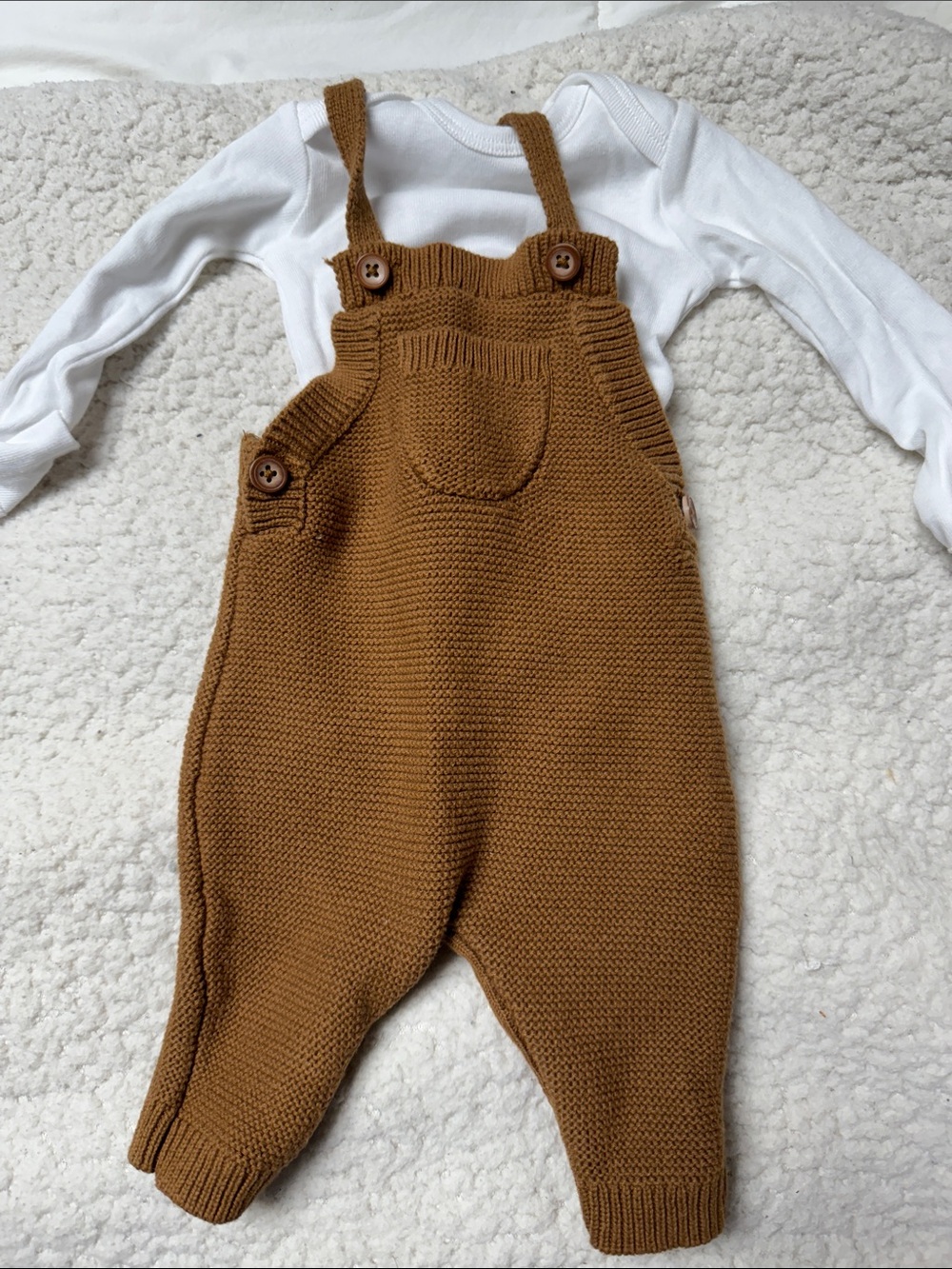 Knit Overalls Newborn